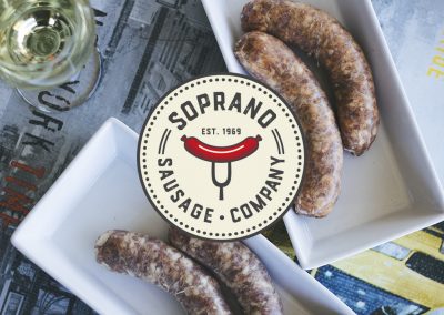 Soprano Sausage Logo Design Vancouver