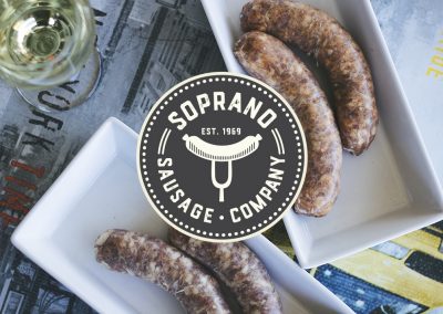 Soprano Sausage Logo Design Vancouver