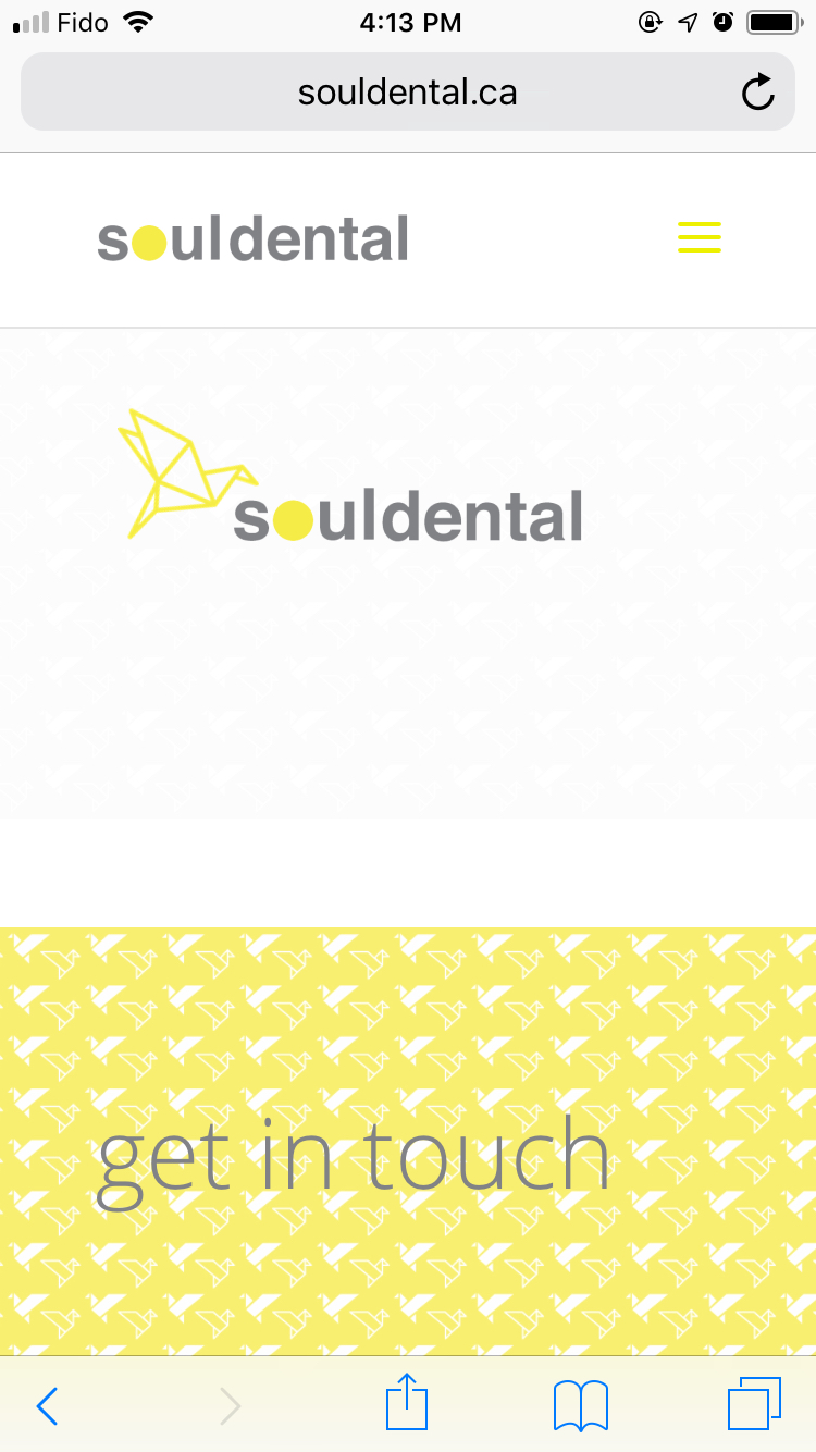 soul dental responsive website design google 3-pack