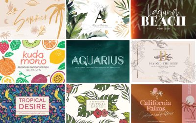 16 Tropical Design Elements To Take Your Brand From Summer to Winter Vacation